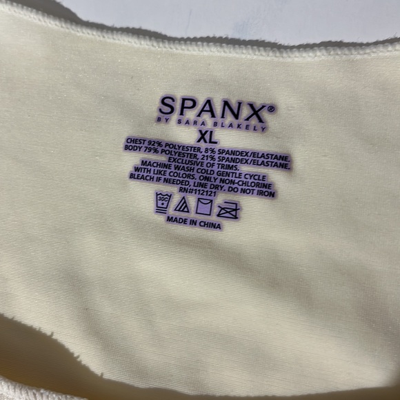 Spanx by Sara Blakely cami tank top womens XL ivory cream NWOT shapewear - Picture 2 of 5